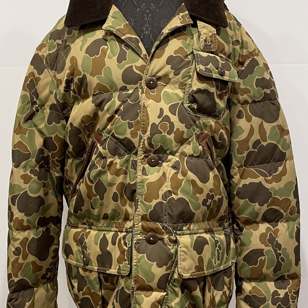 Polo Ralph Lauren Camouflage Hudson Guide Coat Jacket - Size Large